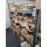 LOT - 8' SHELF UNIT W/ CONTENTS OF APPLIANCE REPLACEMENT PARTS