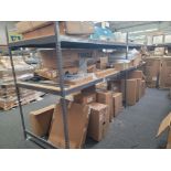LOT - (2) SHELF UNITS, 8' X 4' X 7' HT, CONTENTS NOT INCLUDED, (DELAYED PICKUP UNTIL WEDNESDAY,