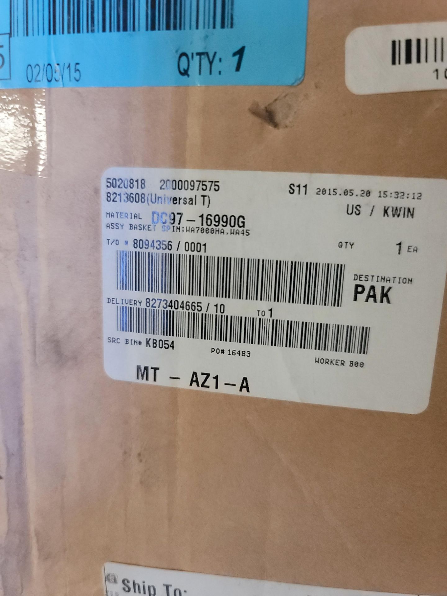 LOT - (1) SHELF OF BOXED APPLIANCE REPLACEMENT PARTS, APPROX. (13) CARTONS - Image 4 of 8