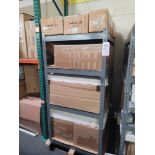 LOT - SHELF UNIT, 3' X 4', W/ CONTENTS OF CAR PARTS