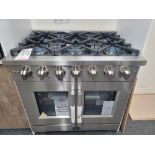 FORNO MASSIMO 36" FREESTANDING ALL GAS RANGE W/ (6) BURNERS AND 5.36 CU. FT. OVEN CAPACITY IN