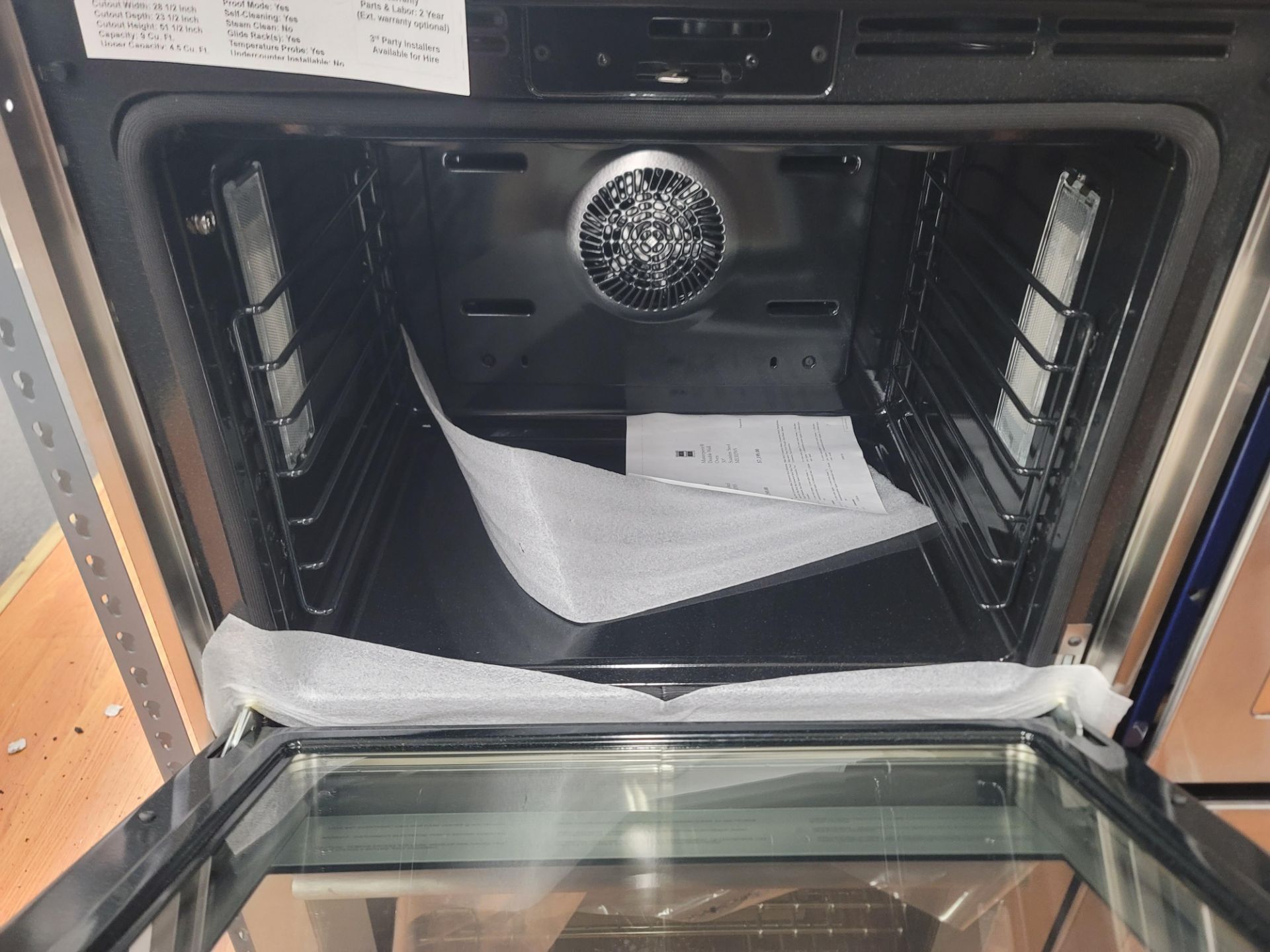 THERMADOR MASTERPIECE SERIES 30" DOUBLE SMART ELECTRIC WALL OVEN IN STAINLESS STEEL, CAPACITY: UPPER - Image 2 of 5