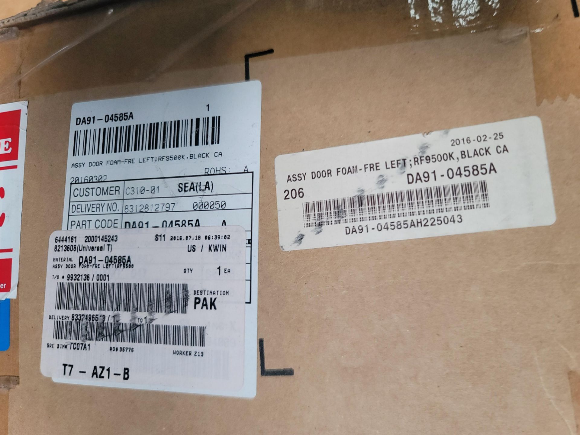 LOT - (1) SHELF OF BOXED APPLIANCE REPLACEMENT PARTS, APPROX. (17) CARTONS - Image 5 of 15