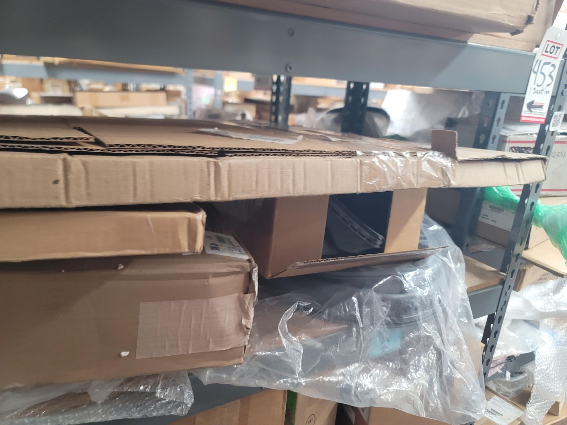 LOT - 8' SHELF UNIT W/ CONTENTS OF APPLIANCE REPLACEMENT PARTS - Image 9 of 16