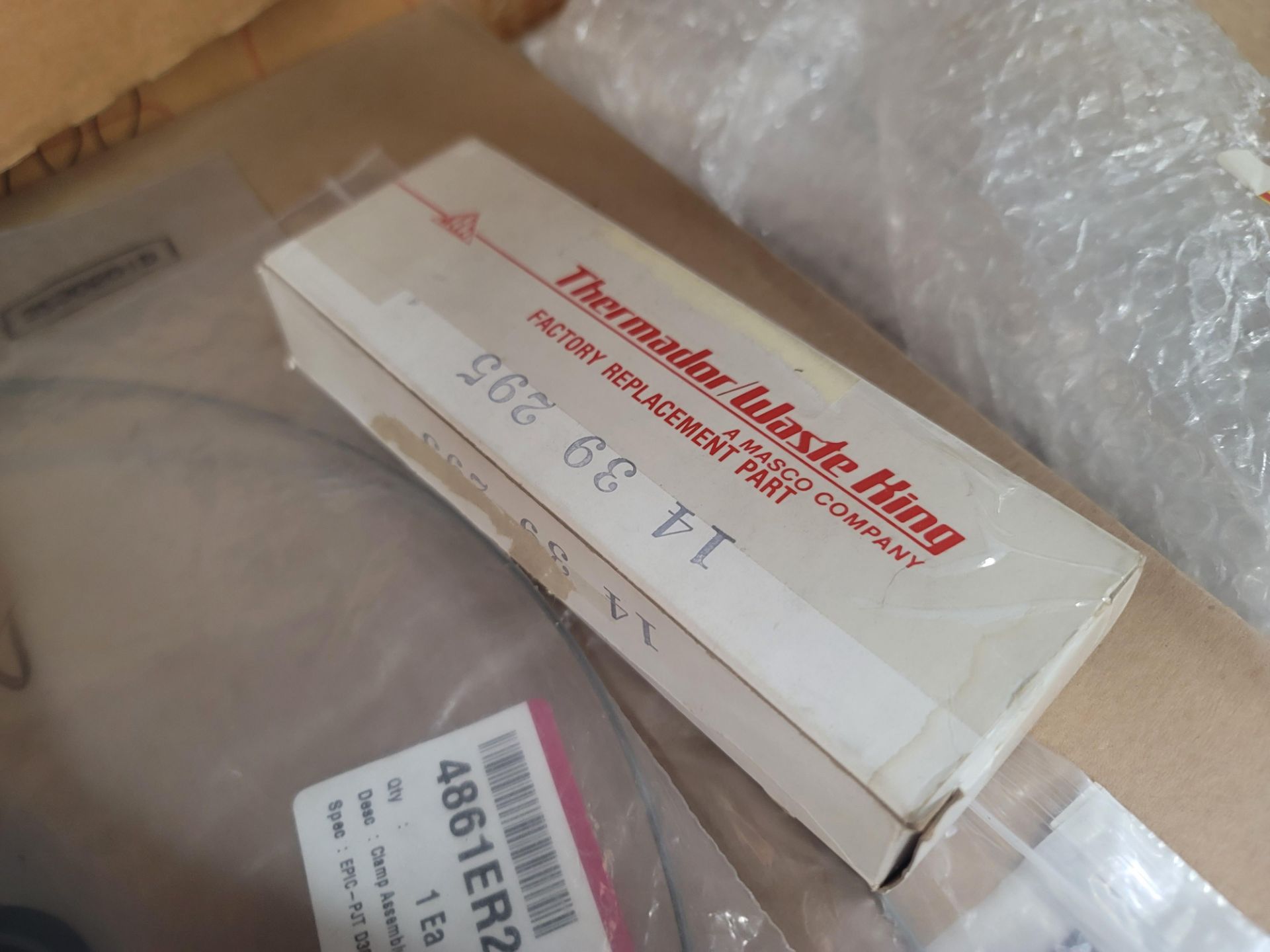 LOT - CONTENTS OF (2) 8' X 4' SHELVES, TO INCLUDE LOOSE AND BOXED APPLIANCE REPLACEMENT PARTS - Image 4 of 20