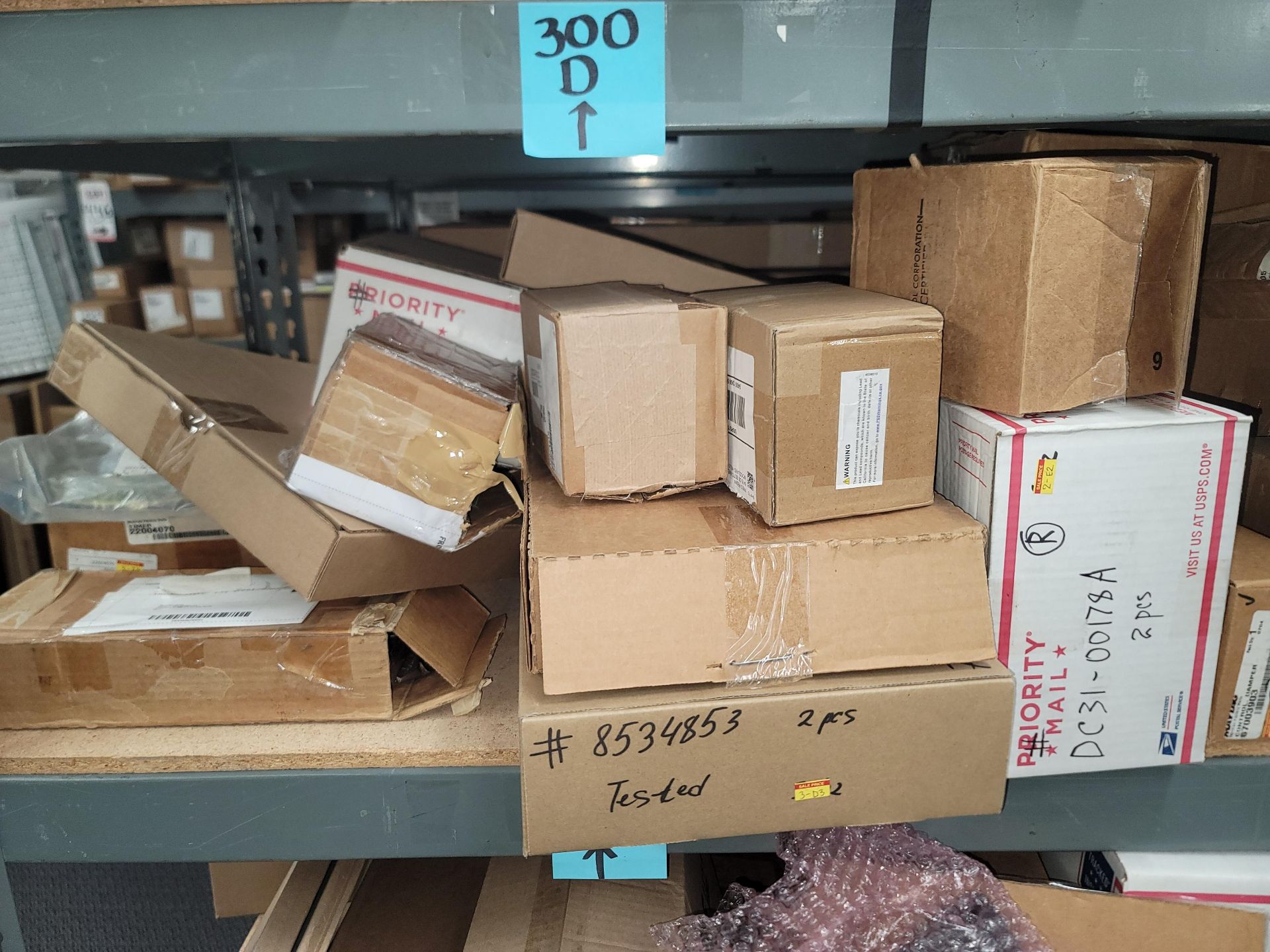 LOT - 8' SHELF UNIT W/ CONTENTS OF APPLIANCE REPLACEMENT PARTS - Image 13 of 16