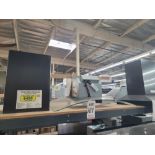 WHIRLPOOL 36" CONCAVE GLASS CONVERTIBLE WALL MOUNT RANGE HOOD, MODEL WVW51UC6HV