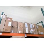 LOT - SHELF OF BOXED APPLIANCE REPLACEMENT PARTS, APPROX. (8) CARTONS