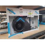 GE 30" UNDER CABINET RANGE HOOD IN WHITE, MODEL JVX5305DJWW, (NOTE: FACE EDGE IS DENTED)