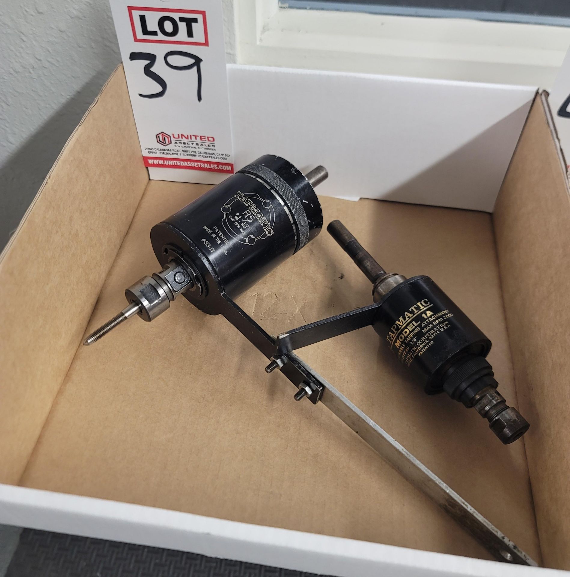 Tapping Models LOT - (2) TAPMATIC REVERSIBLE TAPPING HEADS: MODELS R5 AND 1A