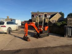 2011 KUBOTA K008-3 MINI EXCAVATOR - *2916 HOURS*.