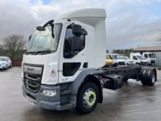 2018 DAF LF 55.260 18 TON CHASSIS CAB - 196K MILES - AIR CON - AUTOMATIC