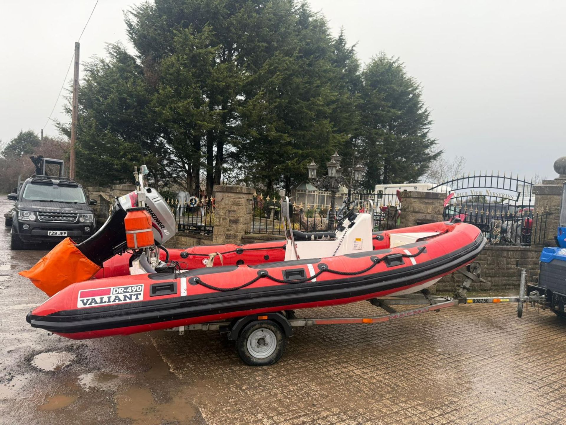 VC00050 Information from the seller: VALIANT DR-490 40HP RHIB BOAT WITH ...