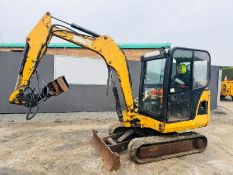 2008 CATERPILLAR 302.5C EXCAVATOR*C/W LOG GRAB *4557 HOURS*