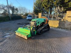 2018 MDV KILWORTH GREEN CLIMBER LV600 PLUS DIESEL REMOTE CONTROLLED TRACKED SLOPE/BANK FLAIL MOWER