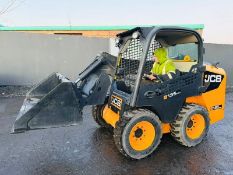 JCB 135HD WHEELED SKIDSTEER LOADER*2990 HOURS* YEAR 2018* C/W BUCKET*
