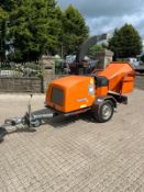 KWIKCHIP ECOLINE 222M SINGLE AXLE WOOD CHIPPER