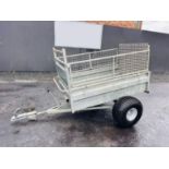 ROB ASTLEY SINGLE AXLE LOW TIP TRAILER *DROP DOWN SIDES*