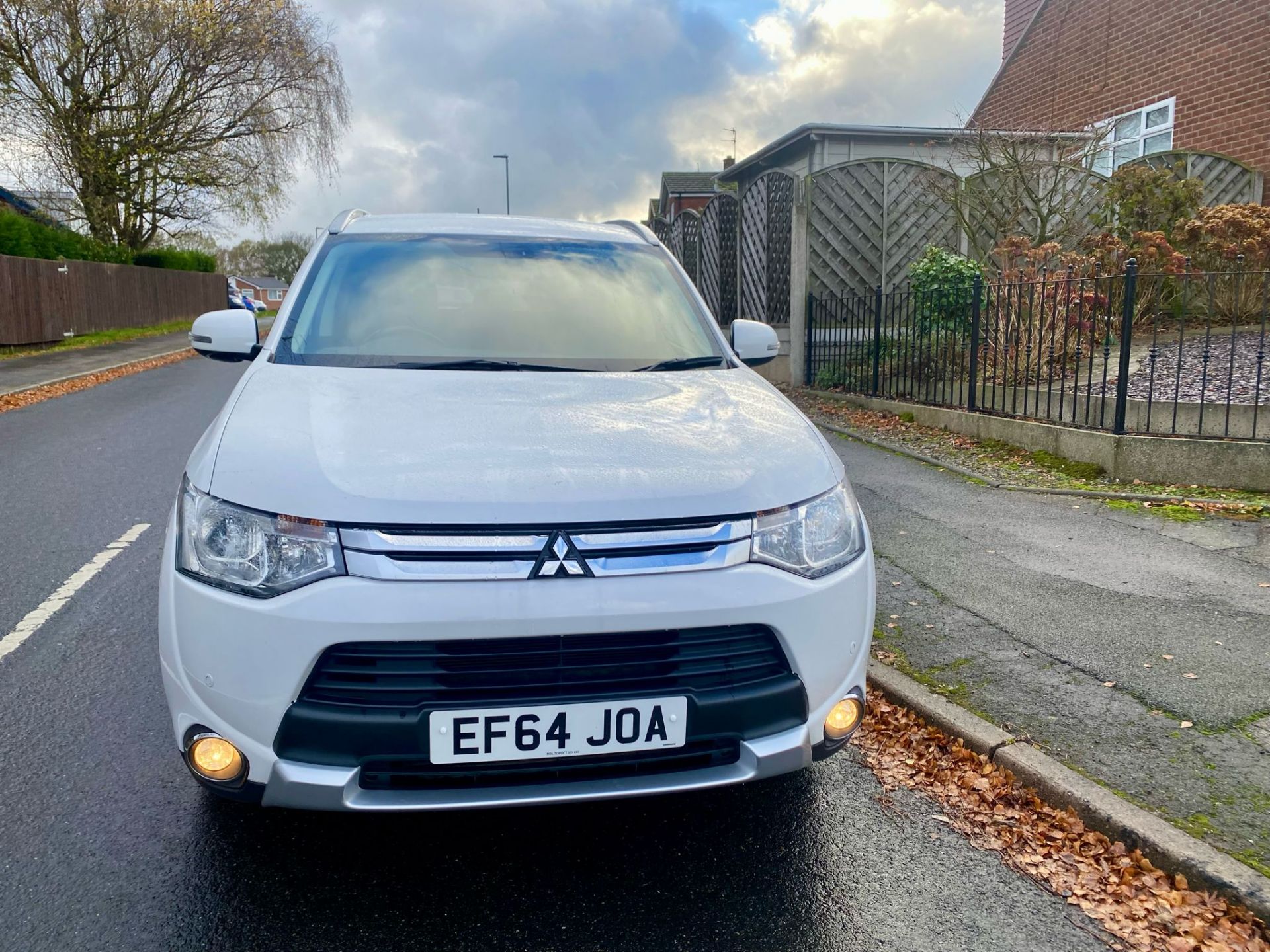 2015 MITSUBISHI OUTLANDER GX3 DI-D AUTO SUV BRILLIANT WHITE *AROUND 76K MILES* FULL LEATHER* - Image 9 of 19