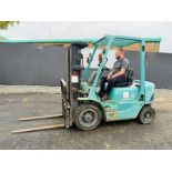 MITSUBISHI FD20K CONTAINER SPEC FORKLIFT*C/W PALLET TINES*