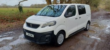 2019 69 PEUGEOT EXPERT CREW CAB VAN - 115K MILES - AIR CON - EX POLICE VAN