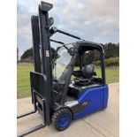 LINDE 1.6 TONNE ELECTRIC FORKLIFT TRUCK 1400 HOURS FROM NEW *12% BP*
