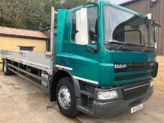 2013 DAF CF 65 .220 18 TON ALLOY DROP SIDE HCV IDEA SCAFFOLDING *415K MILES*
