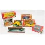 Britains 9670 Site Dumper and Farm Implements To Include 9560 Log Carrier, 9563 Hay Baler plus ot...