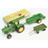 Britains Lilliput LV/604 Tractor - Blue and orange with figure driver