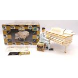 Elvis Presley How Great Thou Art Grand Piano Cookie Jar Vandor Limited, from 1999, with certifica...