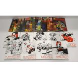 2000 AD, a Collection of Judge Dredd Comics, Magazines & Graphic Novels
