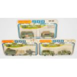 Matchbox Superfast Military twin pack group (1) TP12 containing 18a Field Car - military green, b...