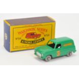 Matchbox Regular Wheels 59a Ford Thames Singer Van - Stannard Code 7 - dark green body with dark ...