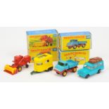 Matchbox Regular Wheels group of Off Road & Farm Vehicles (1) 12c Land Rover Safari - blue body w...