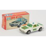 Matchbox Superfast J11 BMW 3.0 CSL German Police Car "Polizei" - white, green panels, blue roof l...