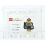 Lego TT024 Laval, Legends of Chima: Laval's Journey, TT Games Trophy Brick minifigure.  CAS Grade...