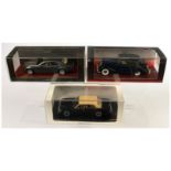 TSM Model (1/43rd) A Group Of 3 - (1) 124371 Rolls Royce Silver spur - Blue body with tan roof, (...