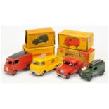 Dinky Toys A Group Of 4 - (1) 255 Land Rover "Mersey Tunnel Police", (2) 260 Morris Commercial "R...