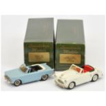 Lansdowne Models (Brooklin) (1/43rd) A Pair - (1) LDM19 Triumph Vitesse Top-Down - Light blue wit...