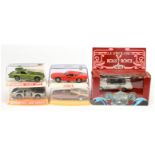 Politoys/ Polistil & Others A Group Of 5 To Include Lamborgini Jarama - Silver & Black, Rolls Roy...