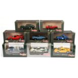 Detail Cars (1/43rd) A Group Of 8 To Include - 390 Ferrari F50 - Red, 172 Jaguar XJ220 - White wi...