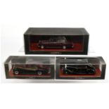 TSM Model (1/43rd) A Group Of 3 - (1) 124364 Rolls Royce Phantom Sedan Black and maroon body with...
