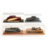 White Metal (1/43rd) A group Of 4 To Include - FYP Rolls Royce Silver Wraith Touring Limousine - ...