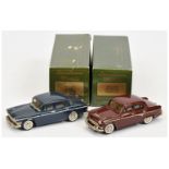 Lansdowne Models (Brooklin) (1/43rd) A Pair - (1) LDM12 Austin Westminster Vanden Plas - Maroon b...