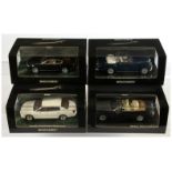 Minichamps (1/43rd) A Group Of 4 - (1) Rolls Royce continental Flying Spur - White body, (2) Roll...