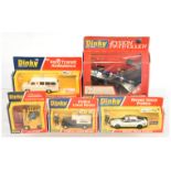 Dinky Toys A Group Of 5 - (1) 264 Rover 3500 "Police", (2) 274 Ford Transit "Ambulance", (3) 277 ...