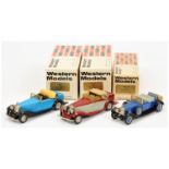 Western Models (1/43rd) A Group Of 3 - (1) WMS8 Rolls Royce Phantom II Continental - Maroon with ...