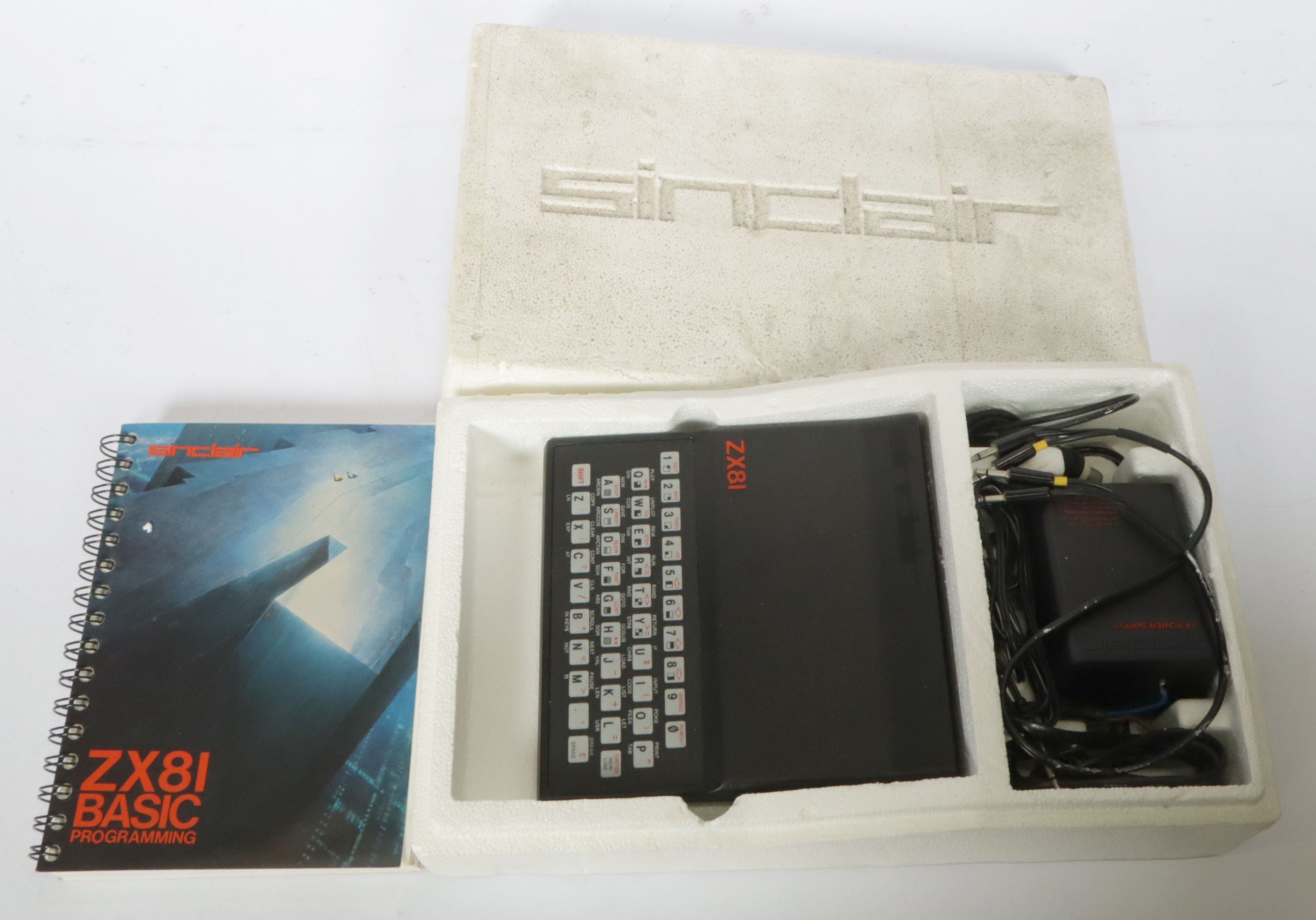 Sinclair, a Half-Boxed ZX81 Personal Home Computer. Although unchecked ...