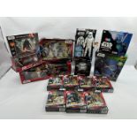 Hasbro and similar Star Wars boxed toy and puzzle collection