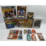 Harry Potter mixed games, puzzles and collectible figure lot